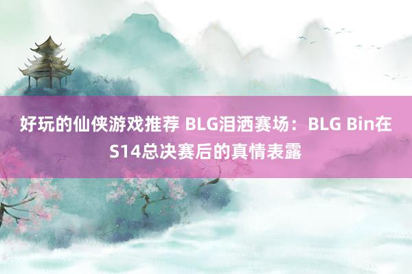 好玩的仙侠游戏推荐 BLG泪洒赛场：BLG Bin在S14总决赛后的真情表露